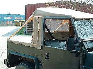 90/110 Extended Bikini Cab Canvas Hood - Image 7