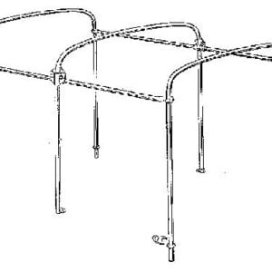 107 ¾ Hood Stick Frame Set