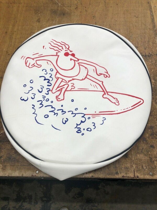 Surf Dude Wheel Cover Red/Blue & White