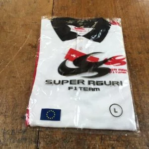 Super Aguri Genuine F1 White Polo Shirt Honda Bridgestone