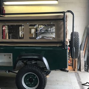 110 FULL SAND/BLACK WSW CLEAR BELT RAIL/TAILGATE BAR FIT FLAT FRONT MANTEC SWC